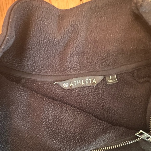 Athleta Cozy Karma Asymmetrical Zip Sweatshirt - Picture 3 of 3